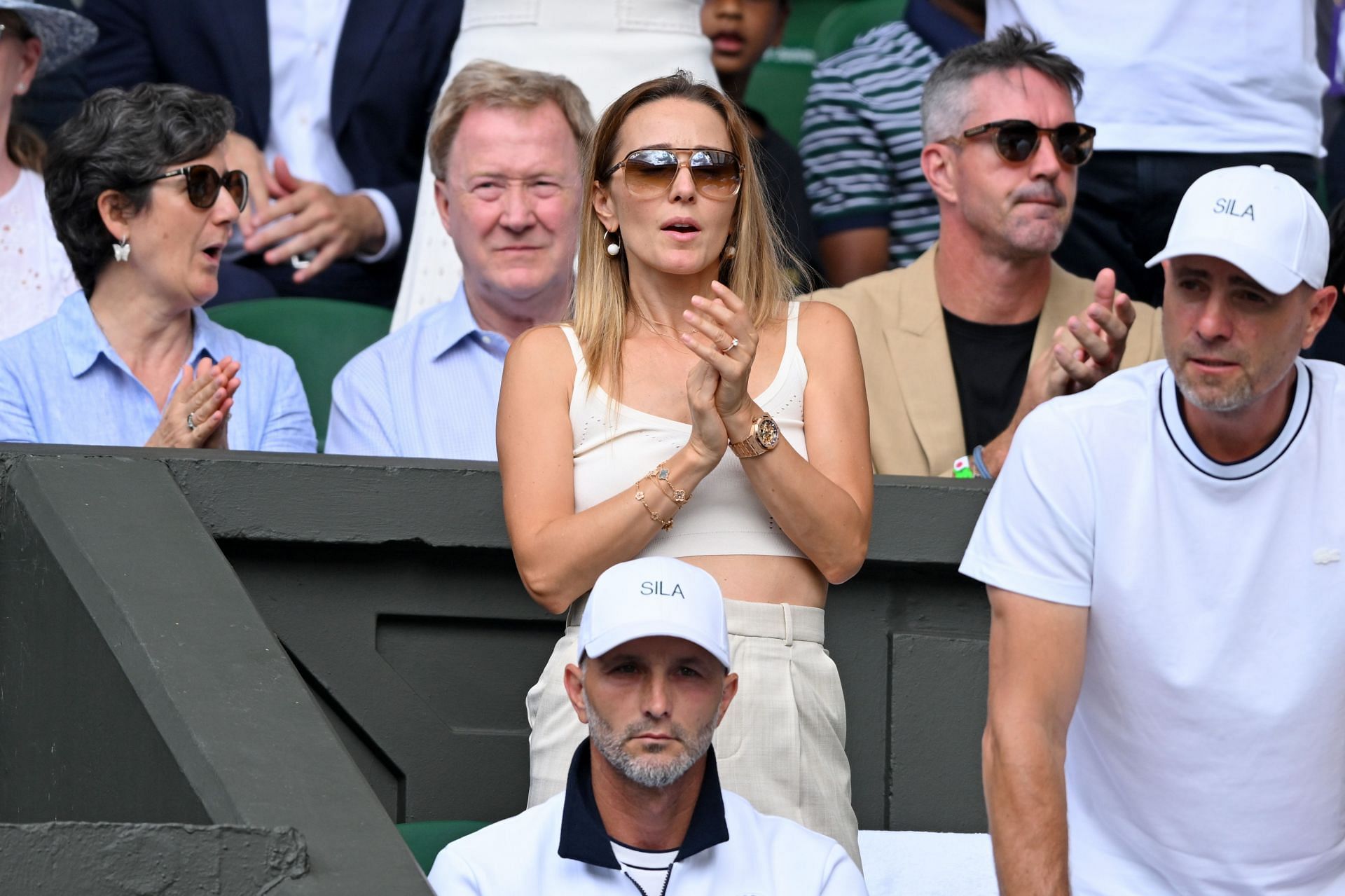 Jelena Djokovic sporting her Audemars Piguet Royal Oak Openworked - Source: Getty